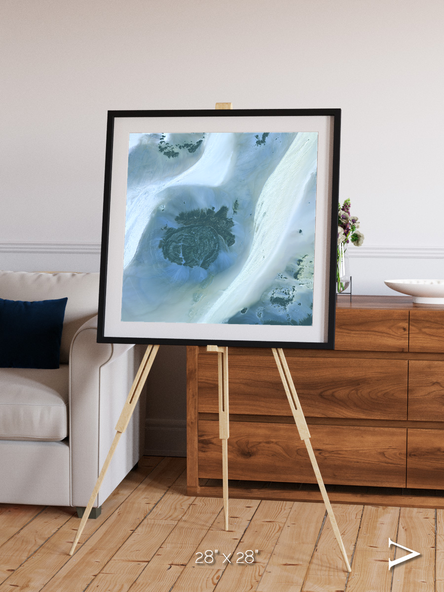 Shifting Dunes, Sahara Desert Framed & Mounted Print