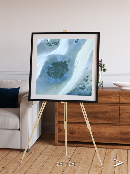 Shifting Dunes, Sahara Desert Framed & Mounted Print