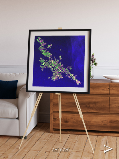 Remote Shores, Shetland Islands Framed & Mounted Print