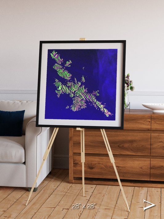 Remote Shores, Shetland Islands Framed & Mounted Print
