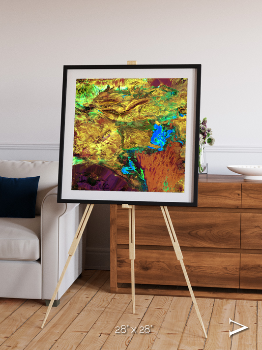 Salt and Storm, Dasht-e Kavir Framed & Mounted Print