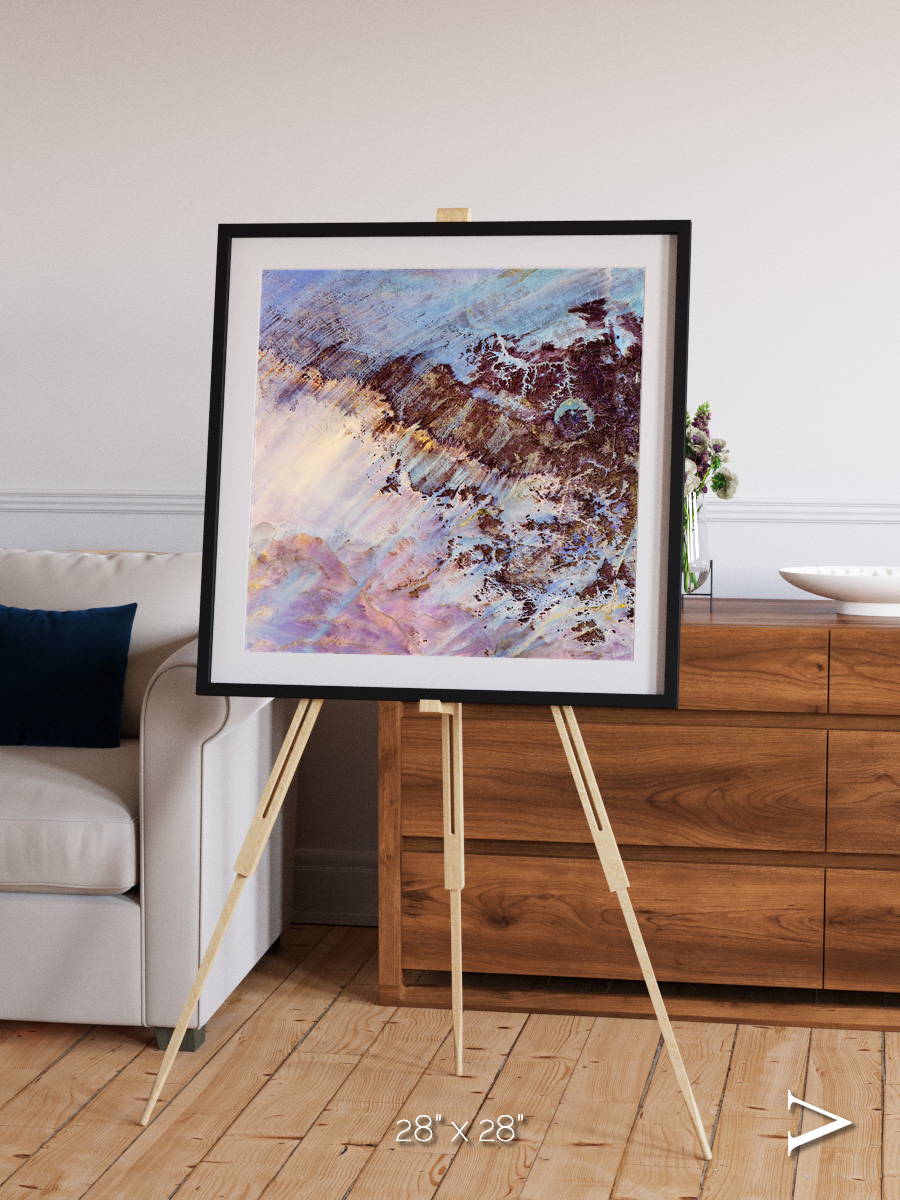 Storm and Stillness, Gweni-Fada Framed & Mounted Print