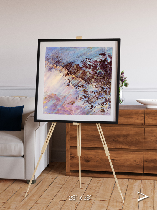 Storm and Stillness, Gweni-Fada Framed & Mounted Print