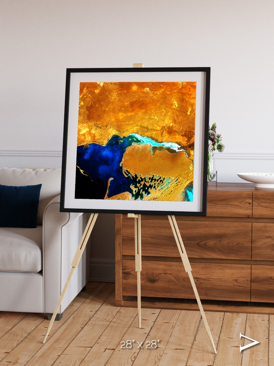 Coastal Phantom, Dardzha Peninsula Framed & Mounted Print