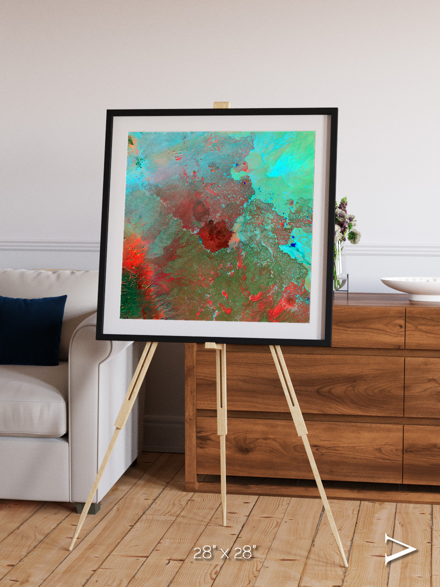 Shifting Dunes, The Syrian Desert Framed & Mounted Print