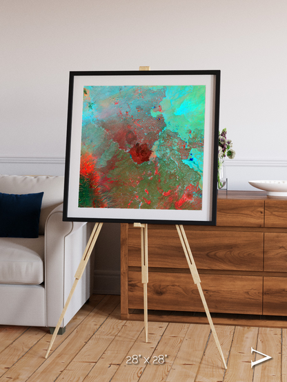 Shifting Dunes, The Syrian Desert Framed & Mounted Print