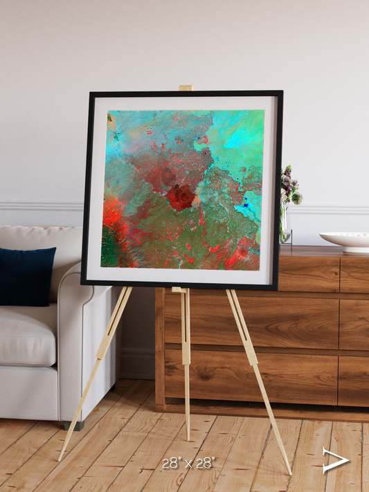 Shifting Dunes, The Syrian Desert Framed & Mounted Print