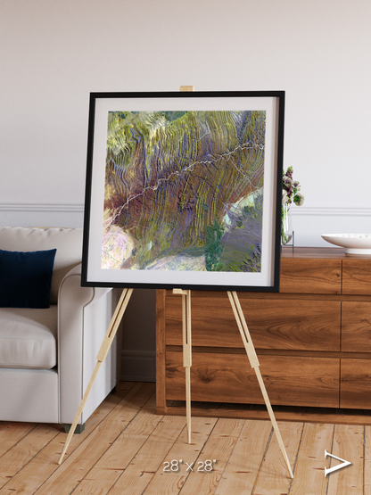 Shifting Dunes, Ugab River Framed & Mounted Print
