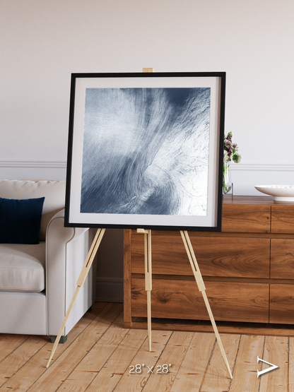 Wind Signatures, Whirlpool Cloud Framed & Mounted Print