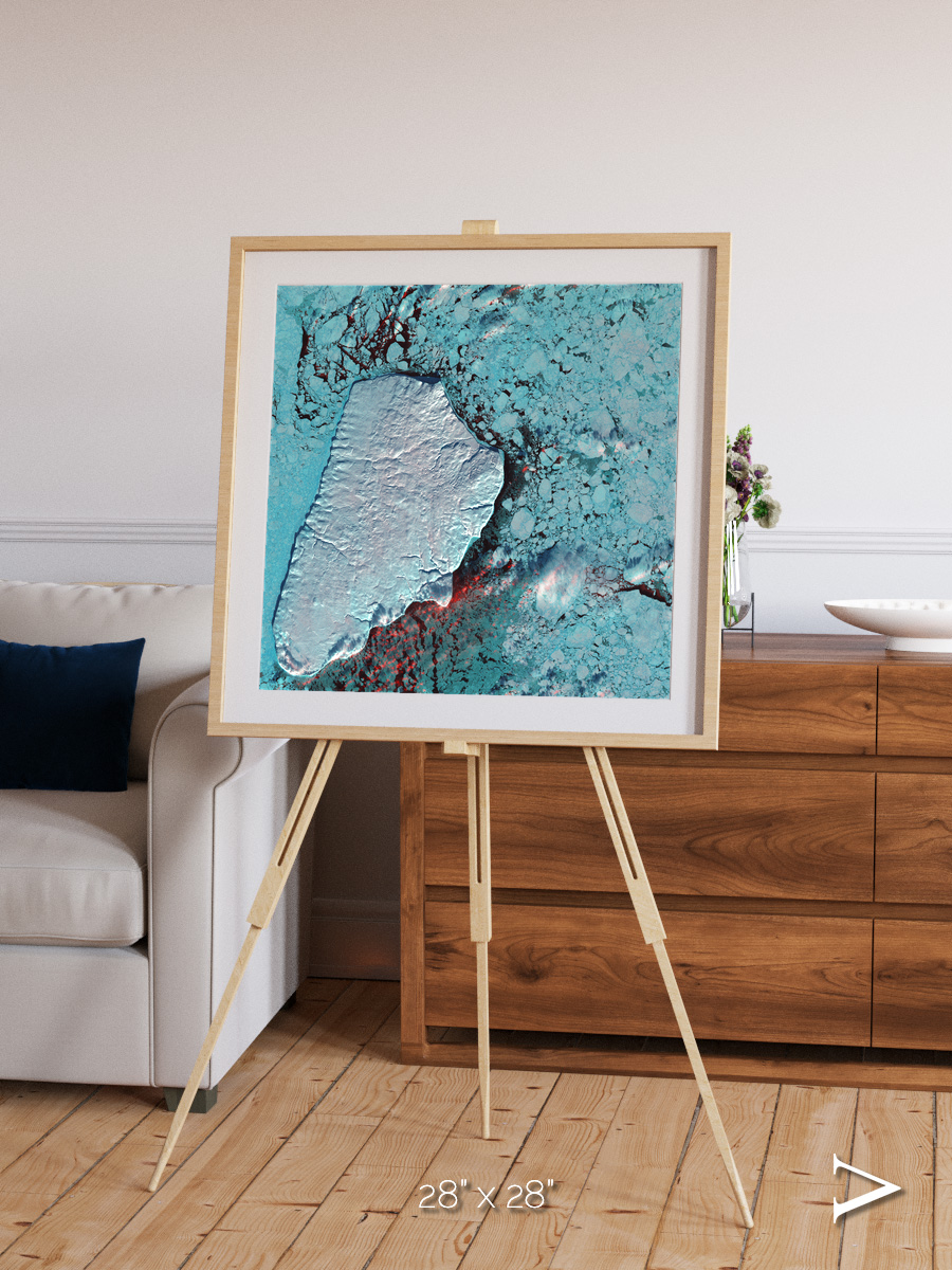 Island Sanctuary, Akpatok Island Framed & Mounted Print