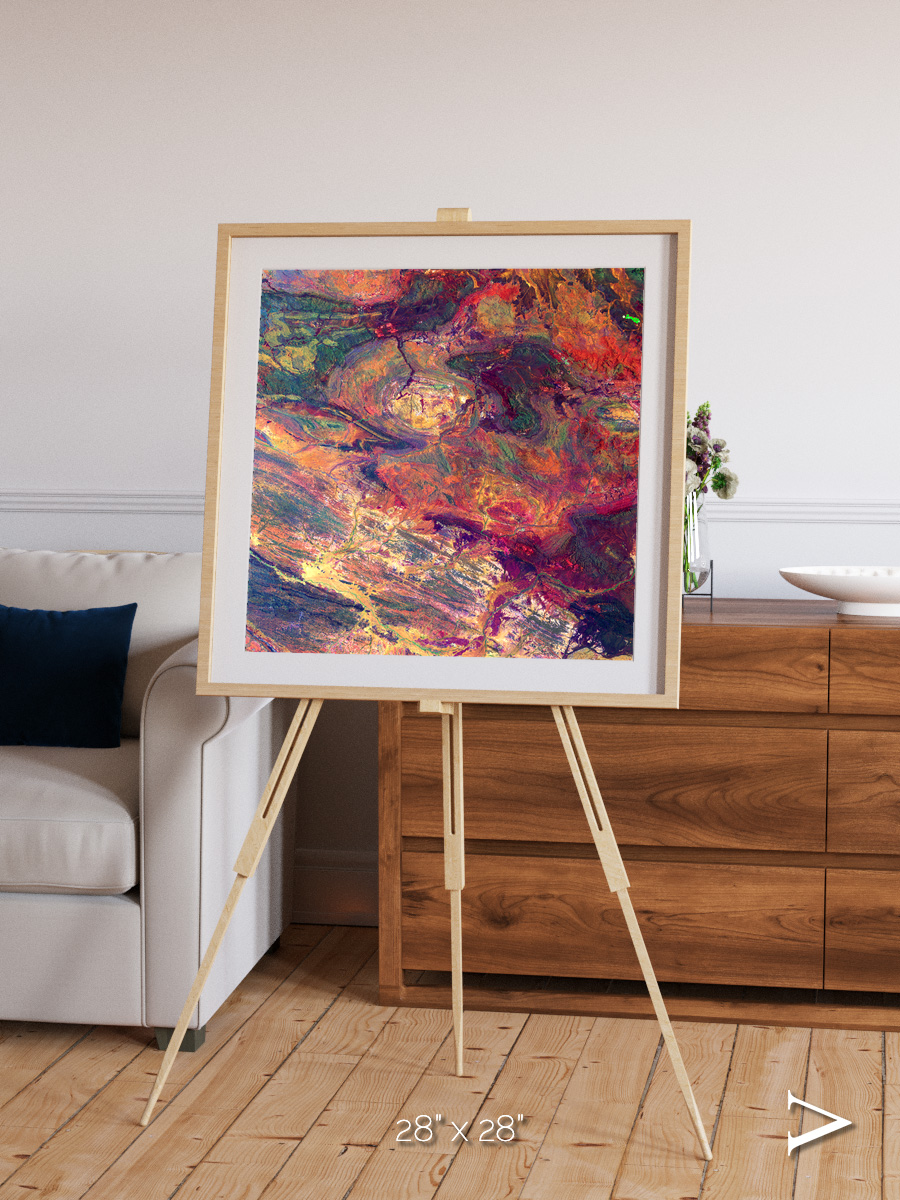 Rock and Ore, Hamersley Framed & Mounted Print