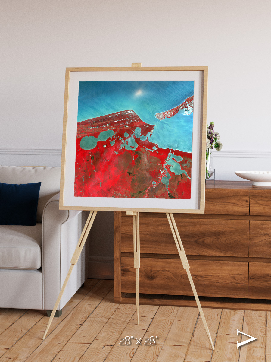 Remote Shores, Campeche Framed & Mounted Print