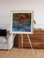 Geometric Fields, Eastern Kazakhstan Framed & Mounted Print