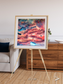 Fractured Earth, Western China Framed & Mounted Print