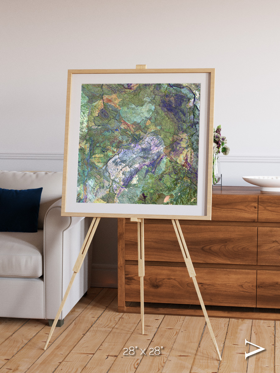 Sands in Motion, Great Sandy Desert Framed & Mounted Print
