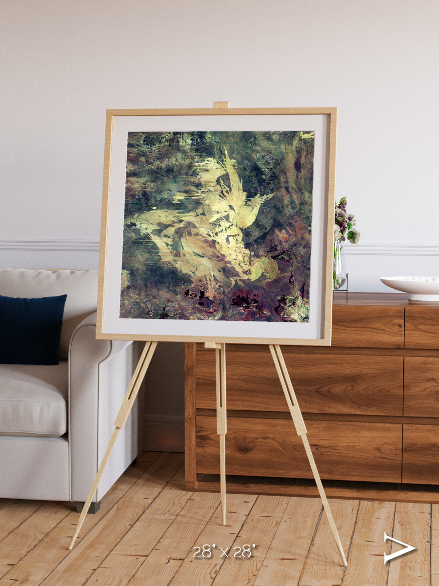 Windwritten Dunes, Great Sandy Scars Framed & Mounted Print