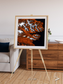 Striped Coast, Eyjafjörður Framed & Mounted Print