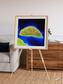 Coastal Fragments, Island Rebound Framed & Mounted Print