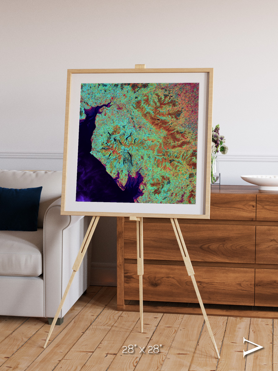 Polar Flow, Lake District Framed & Mounted Print
