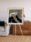 Tidal Patterns, Mediterranean Sea Framed & Mounted Print
