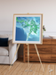 Arid Mosaic, Mississippi River Delta Framed & Mounted Print