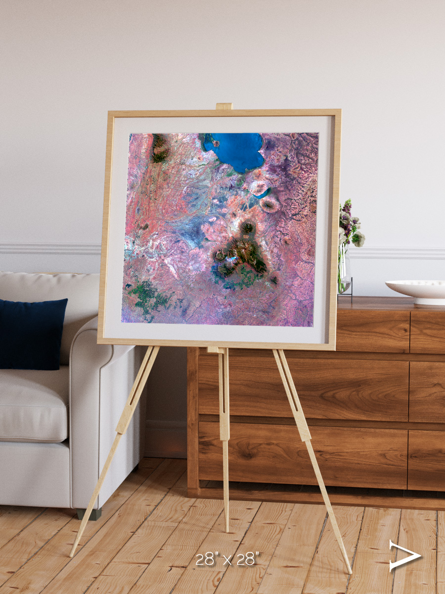 Highlands of Mulanje, Malawi Framed & Mounted Print
