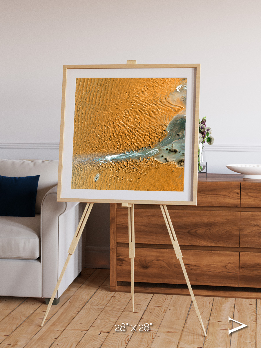 Sands in Motion, Namib Desert Framed & Mounted Print