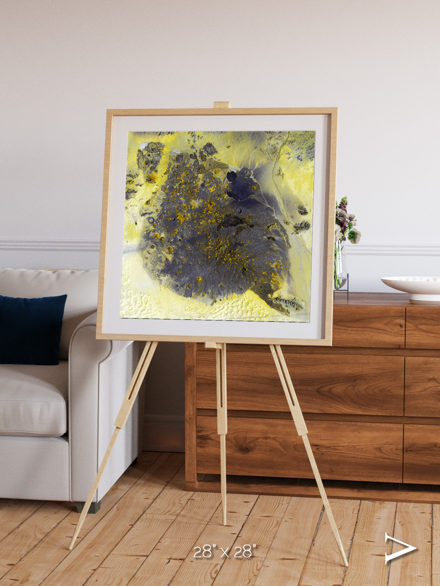 Dormant Giants, Pinacate Volcano Field Framed & Mounted Print