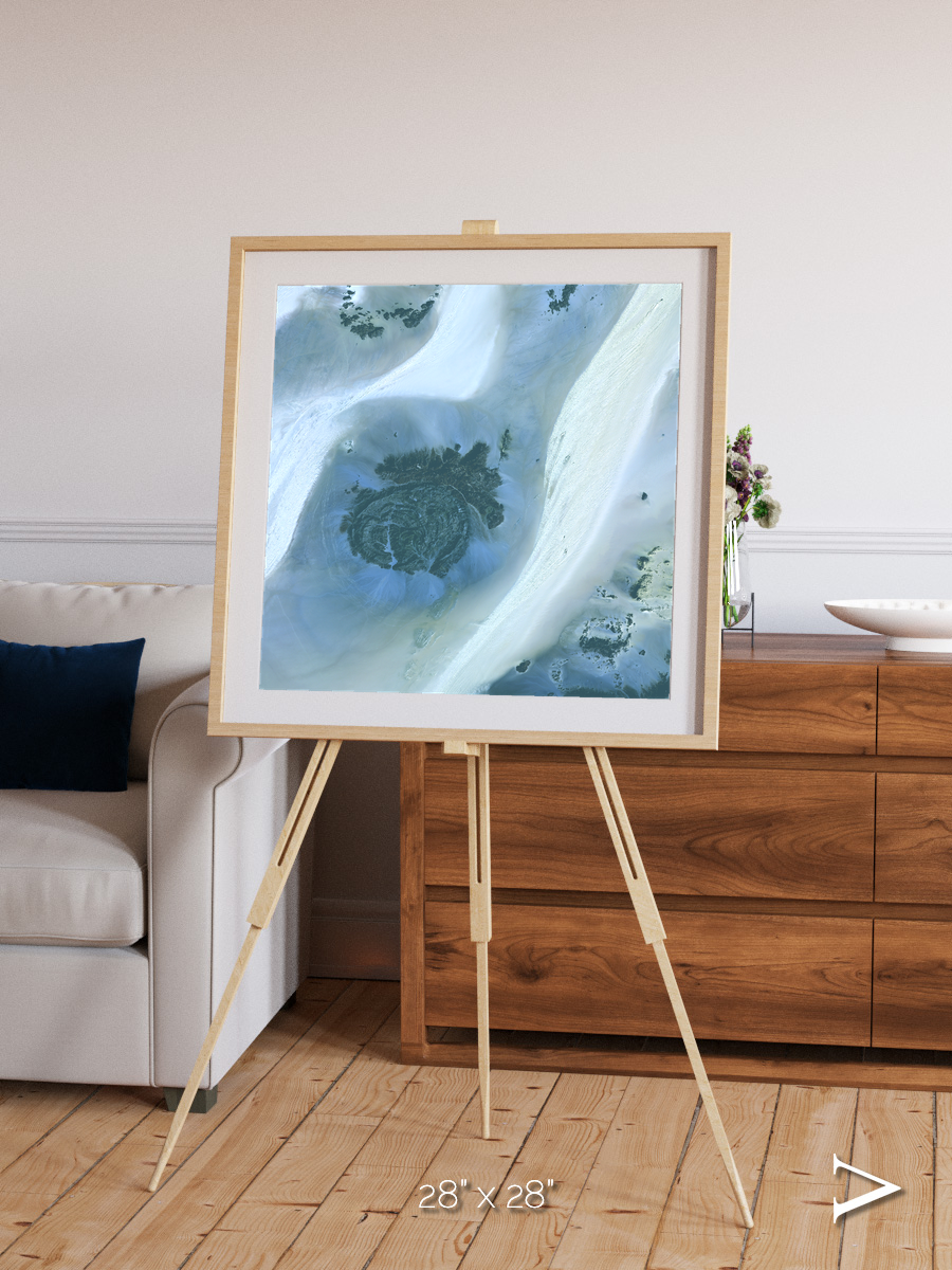 Shifting Dunes, Sahara Desert Framed & Mounted Print