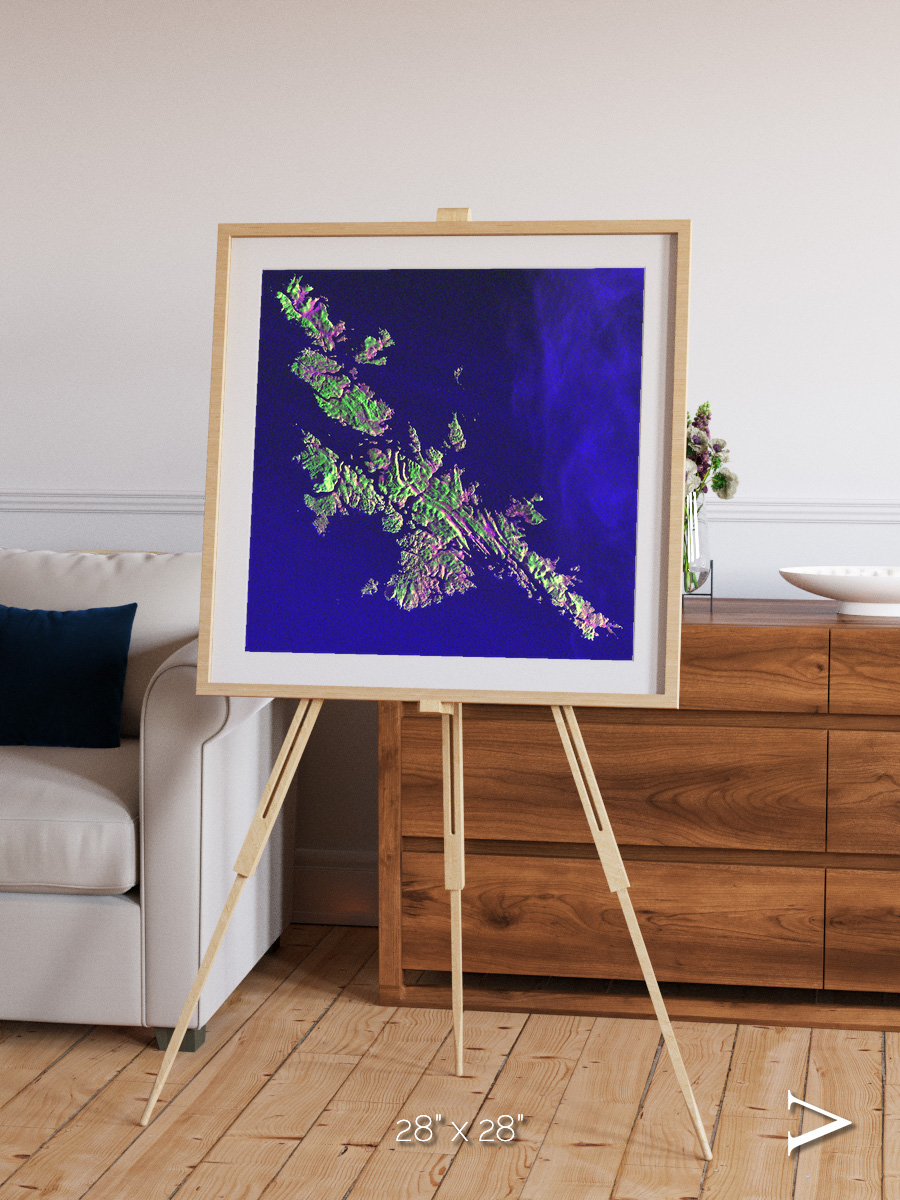 Remote Shores, Shetland Islands Framed & Mounted Print