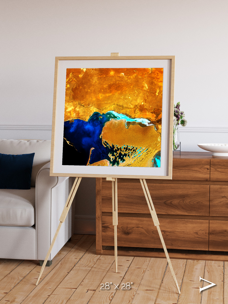 Coastal Phantom, Dardzha Peninsula Framed & Mounted Print