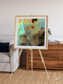 Atmospheric Patterns, Von Karman Vortices Framed & Mounted Print