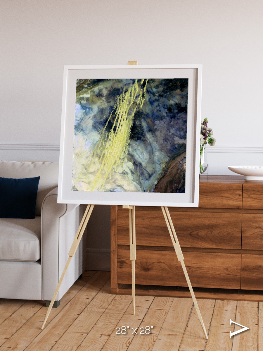 Shifting Sands, Algerian Abstract Framed & Mounted Print