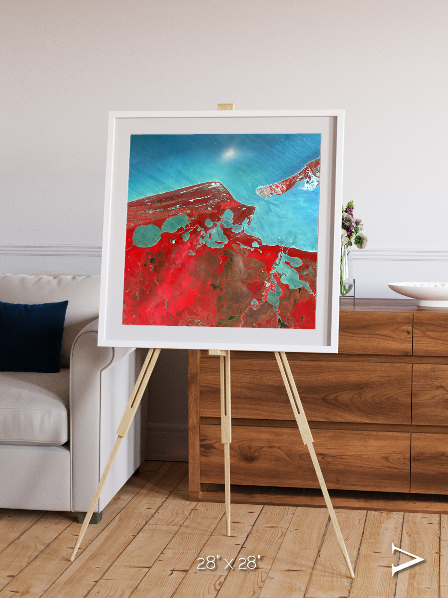 Remote Shores, Campeche Framed & Mounted Print
