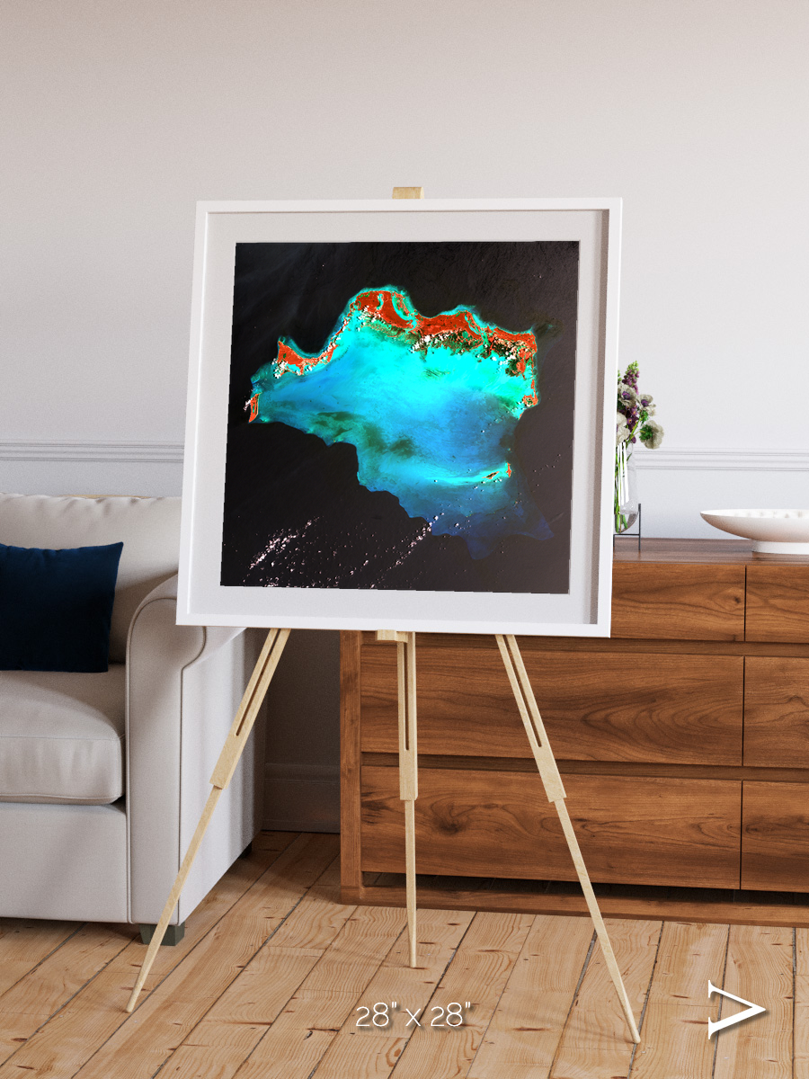 Arctic Outpost, Caribbean Luxury Framed & Mounted Print