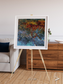 Geometric Fields, Eastern Kazakhstan Framed & Mounted Print