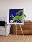 Arctic Outpost, Europe Framed & Mounted Print