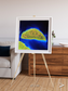 Coastal Fragments, Island Rebound Framed & Mounted Print