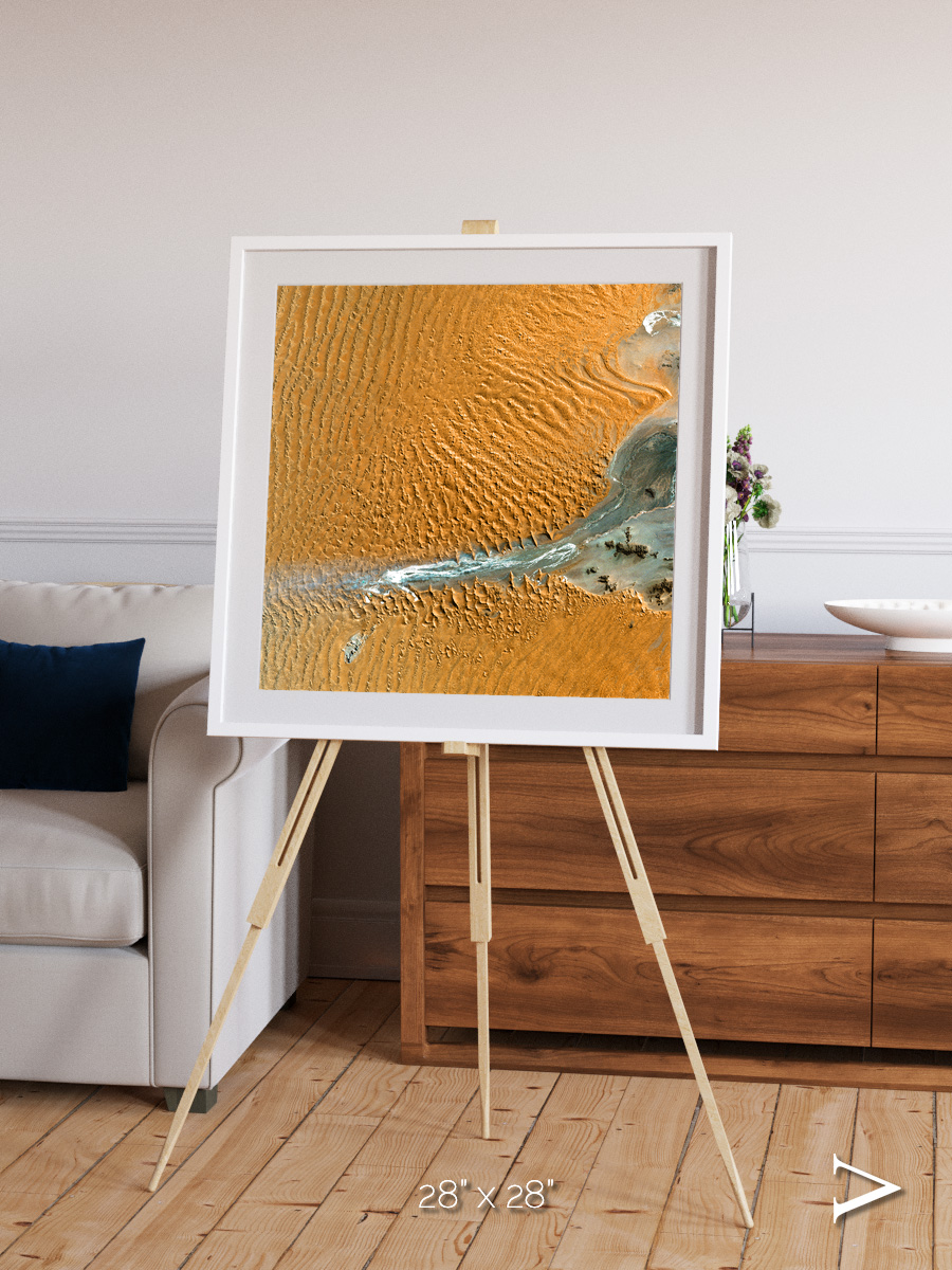 Sands in Motion, Namib Desert Framed & Mounted Print