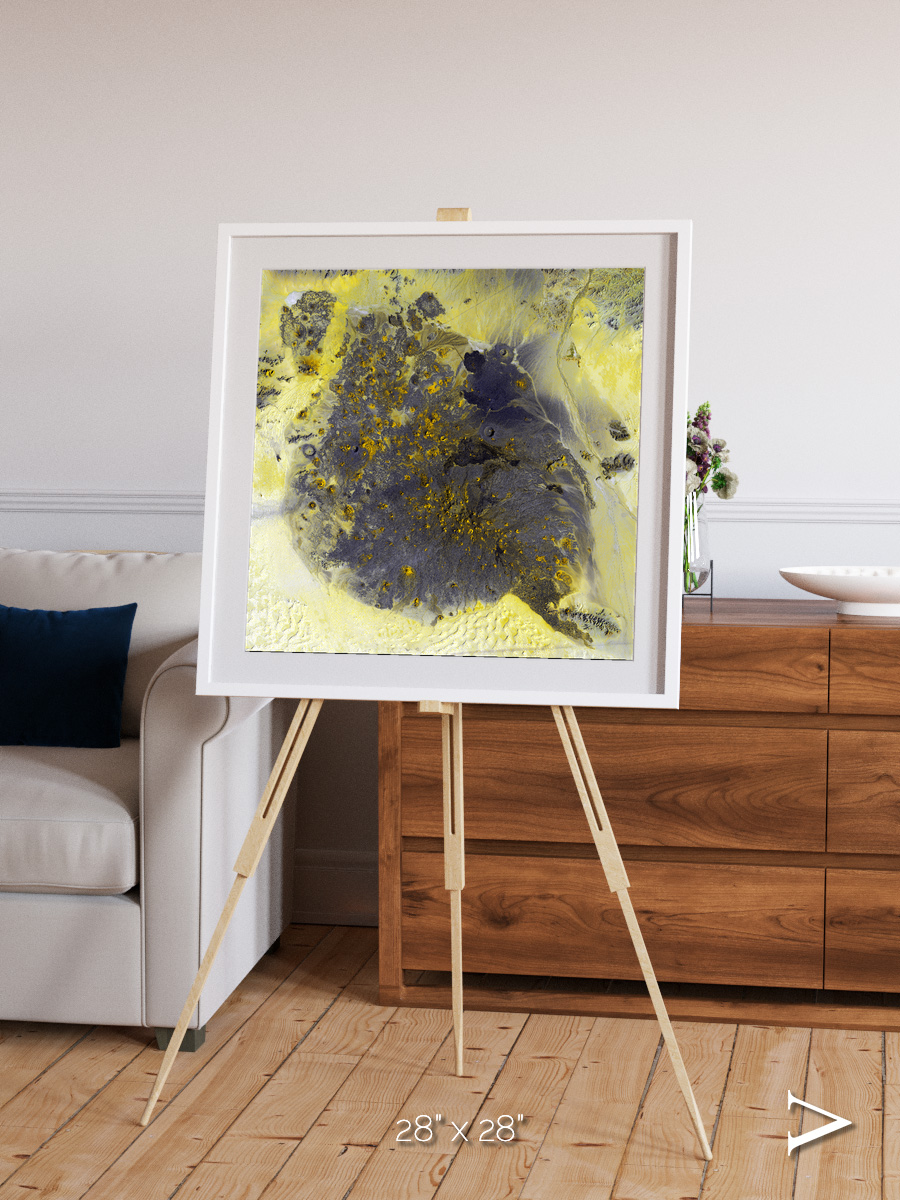 Dormant Giants, Pinacate Volcano Field Framed & Mounted Print
