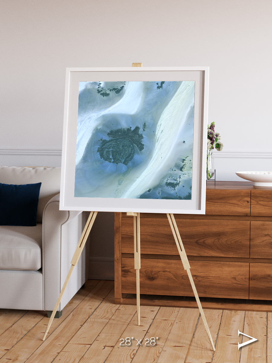 Shifting Dunes, Sahara Desert Framed & Mounted Print