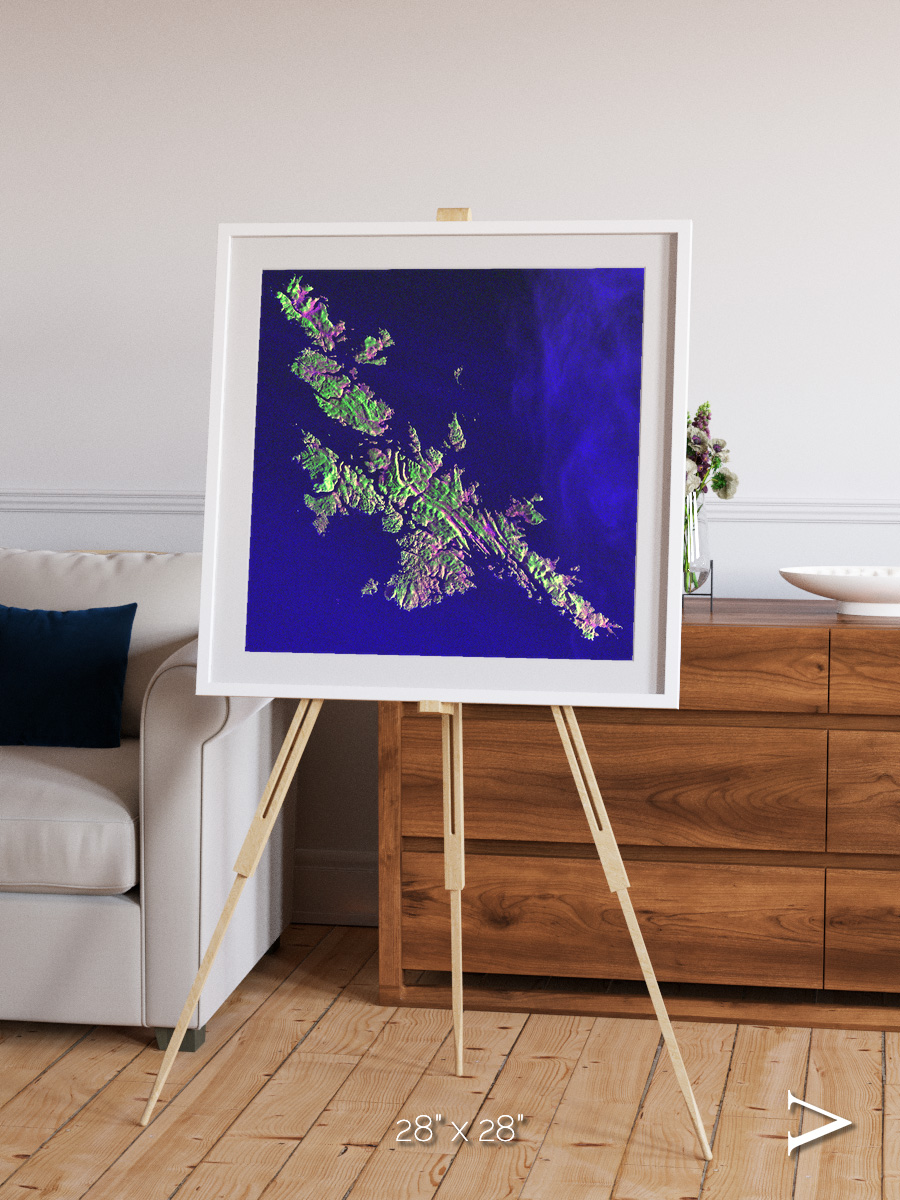 Remote Shores, Shetland Islands Framed & Mounted Print