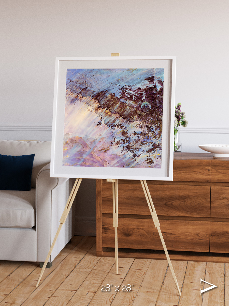 Storm and Stillness, Gweni-Fada Framed & Mounted Print