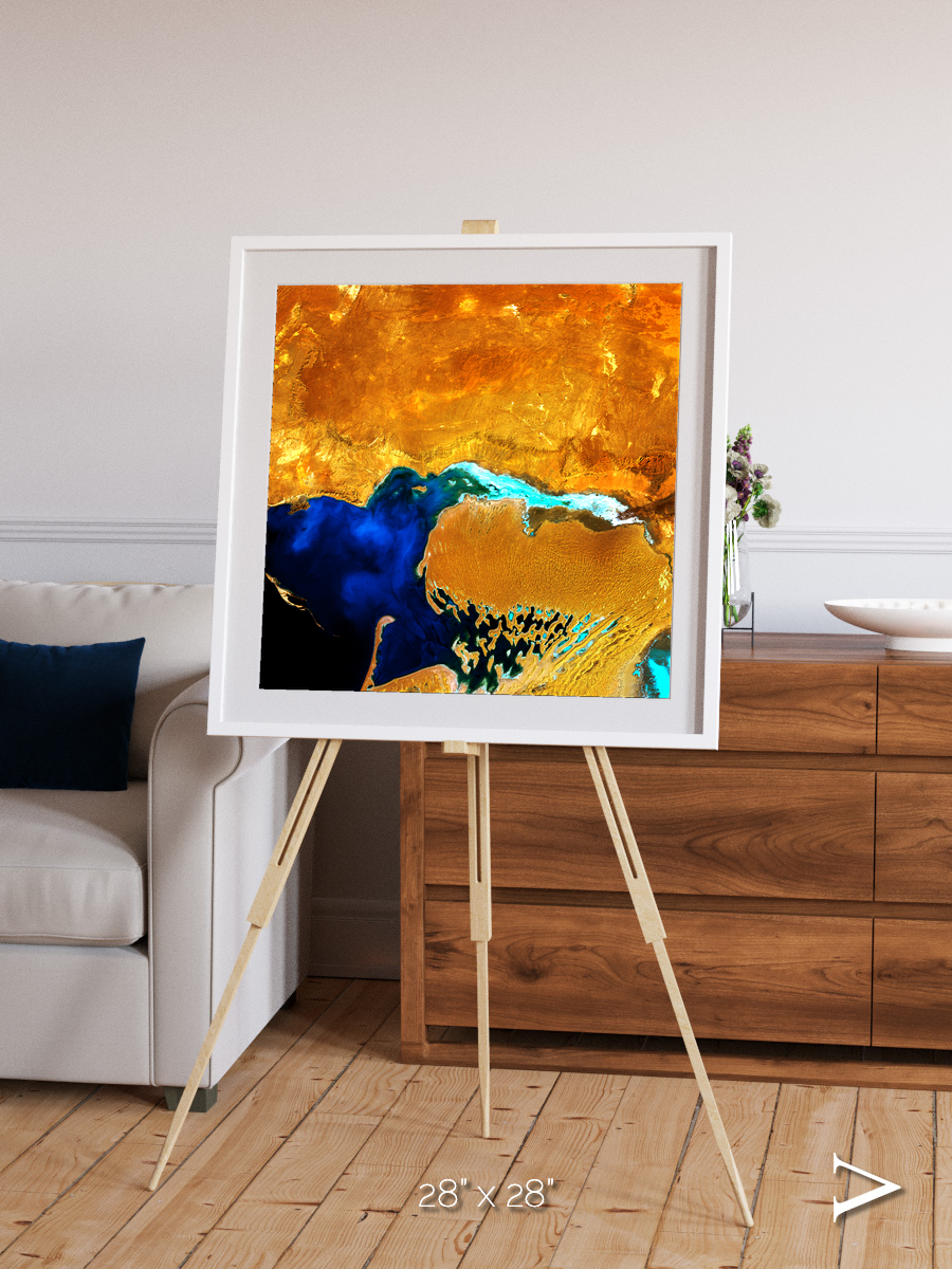 Coastal Phantom, Dardzha Peninsula Framed & Mounted Print