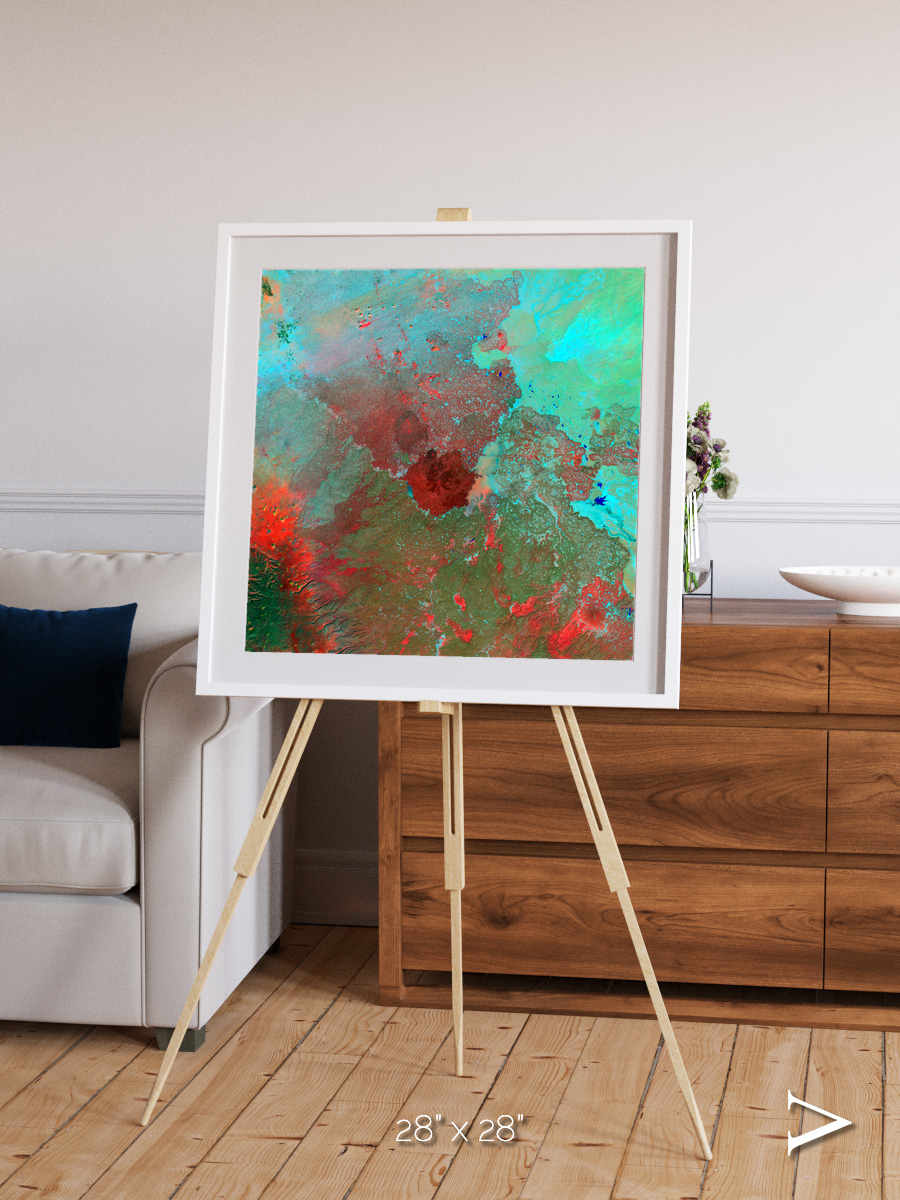 Shifting Dunes, The Syrian Desert Framed & Mounted Print