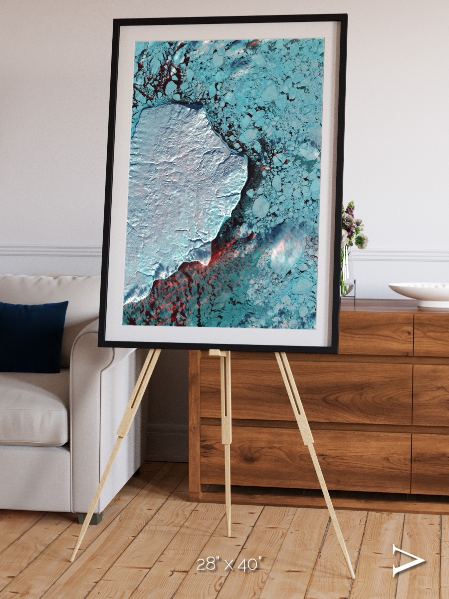 Island Sanctuary, Akpatok Island Framed & Mounted Print