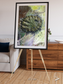 Windwritten Dunes, Brandberg Massif Framed & Mounted Print