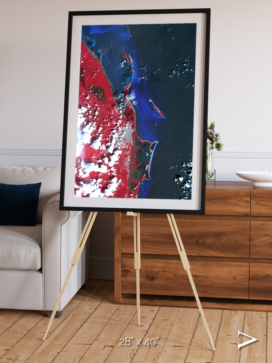 Living Edge, Cancun Framed & Mounted Print