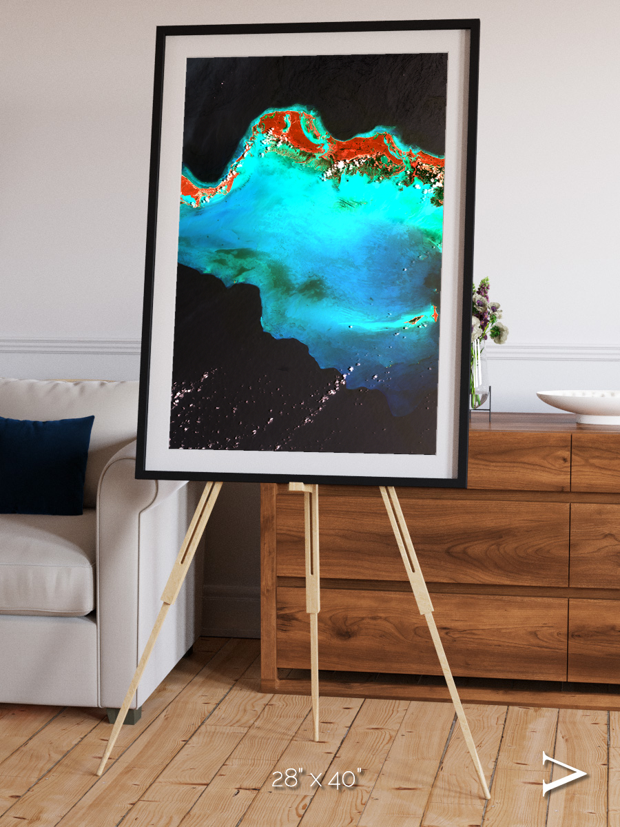 Arctic Outpost, Caribbean Luxury Framed & Mounted Print