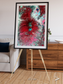 Lava Lines, Colima Volcano Framed & Mounted Print